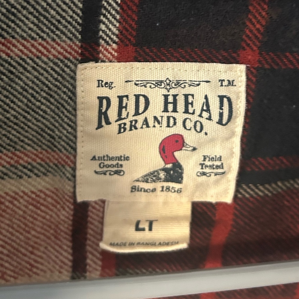 RedHead Flannel (Men's LT) - Picture 3 of 5
